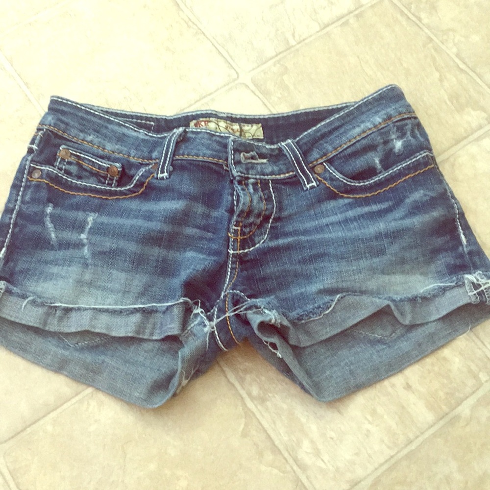BKE denim shorts